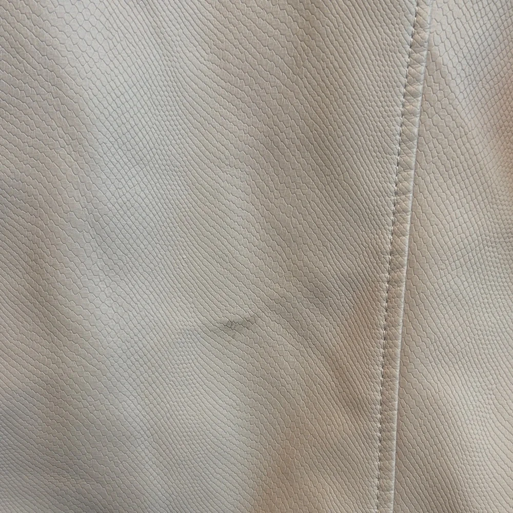 Bagatelle Light Gray Snakeskin Leather Jacket - Picture 8 of 9